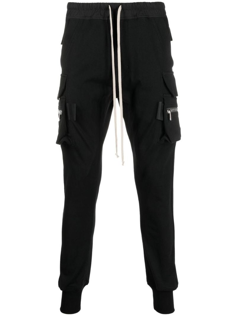 Black Mastodon Cotton Track Pants