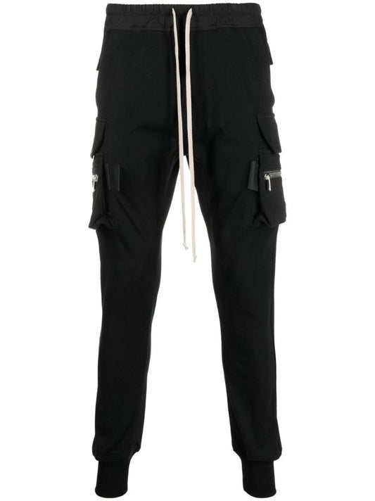 Black Mastodon Cotton Track Pants