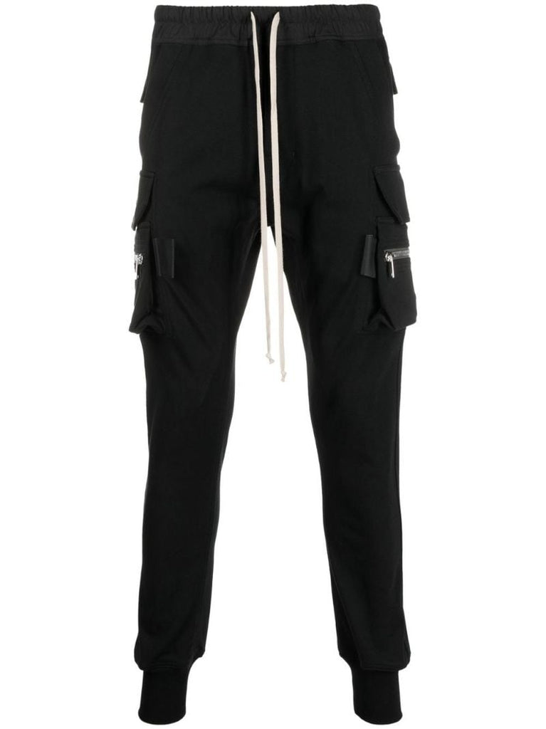 Black Mastodon Cotton Track Pants