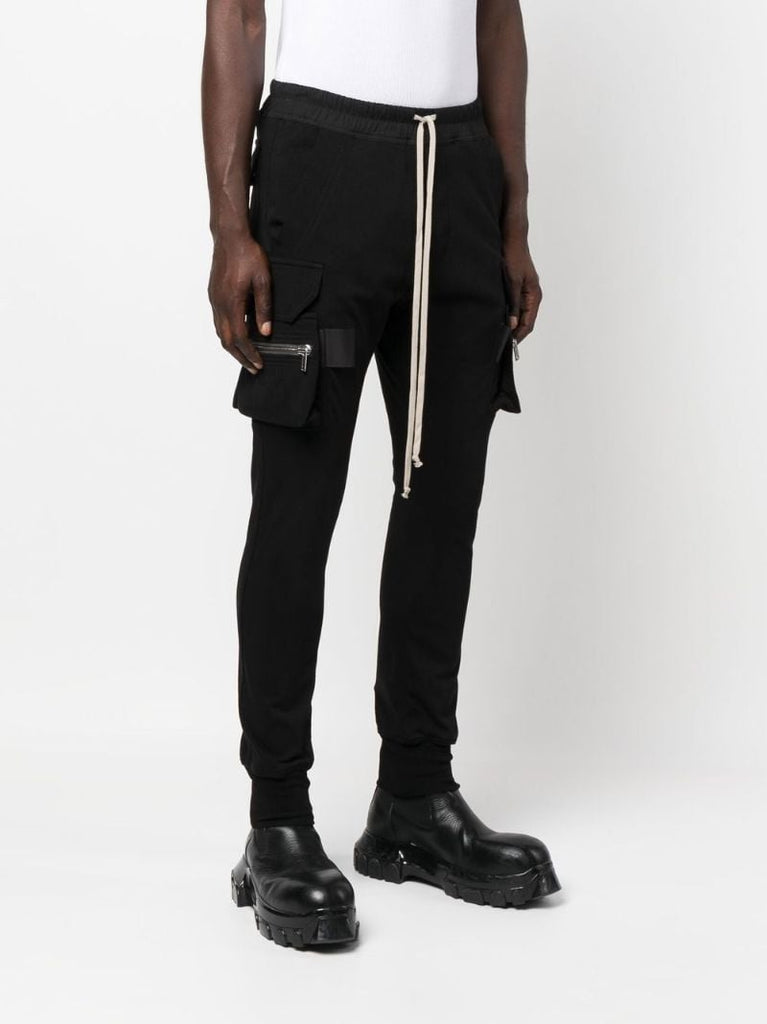 Black Mastodon Cotton Track Pants