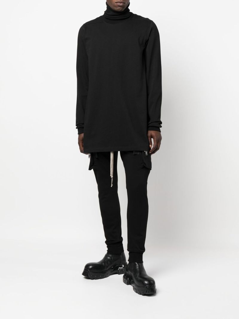 Black Mastodon Cotton Track Pants