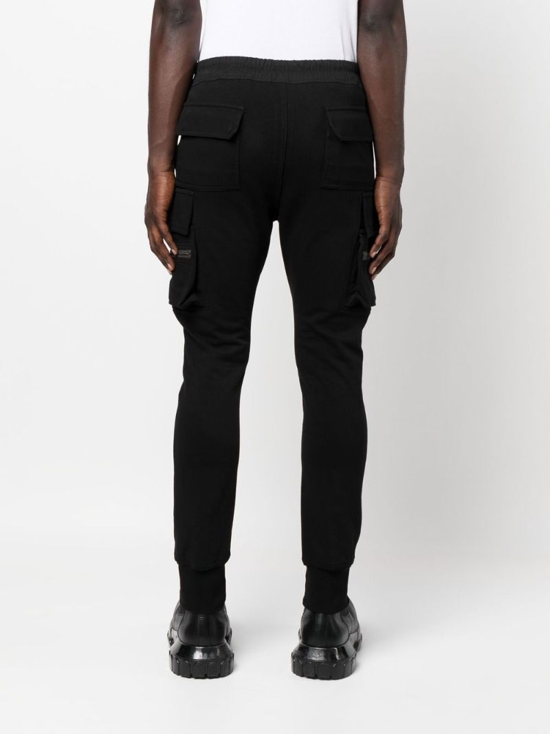 Black Mastodon Cotton Track Pants