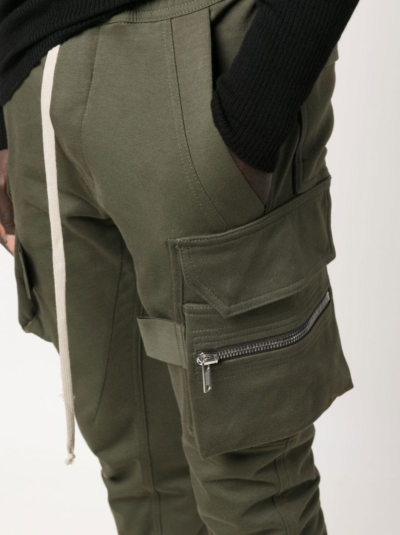 Green Mastodon Cotton Track Pants