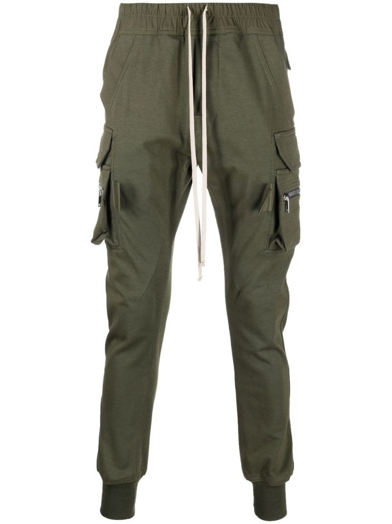 Green Mastodon Cotton Track Pants