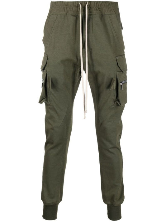 Green Mastodon Cotton Track Pants