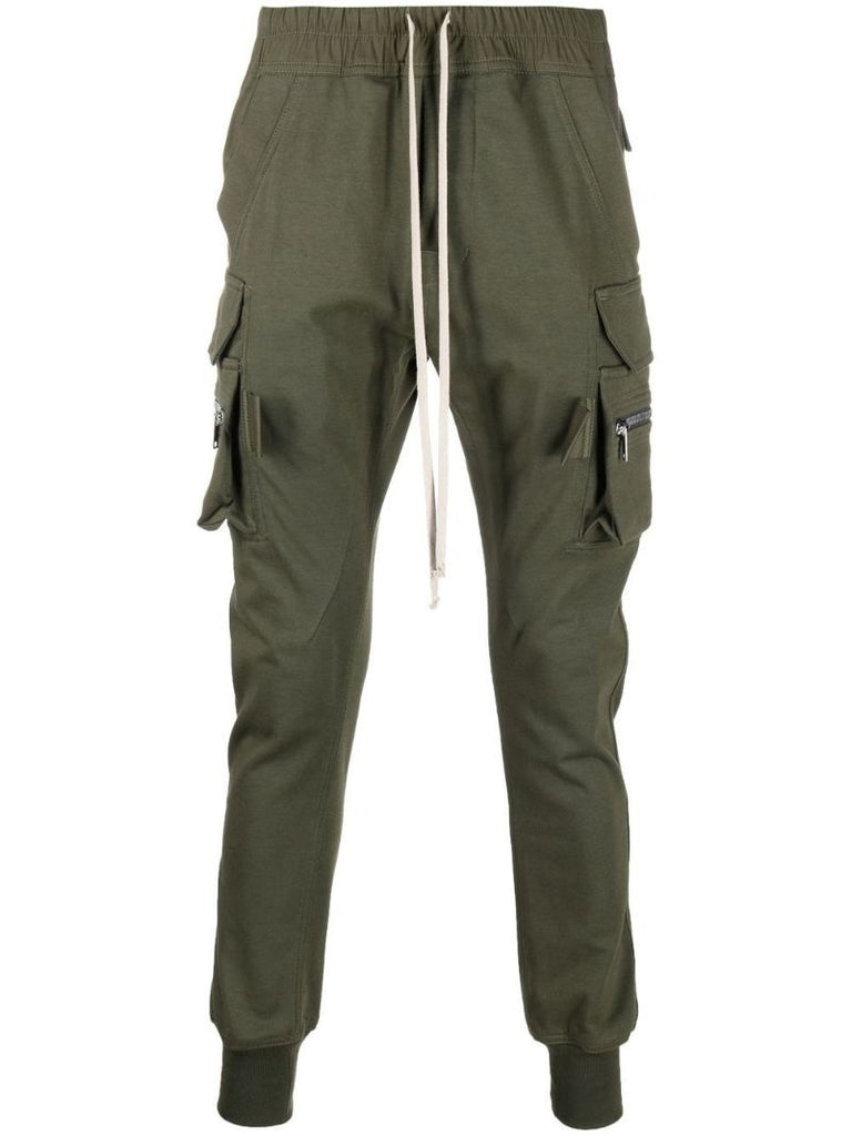 Green Mastodon Cotton Track Pants