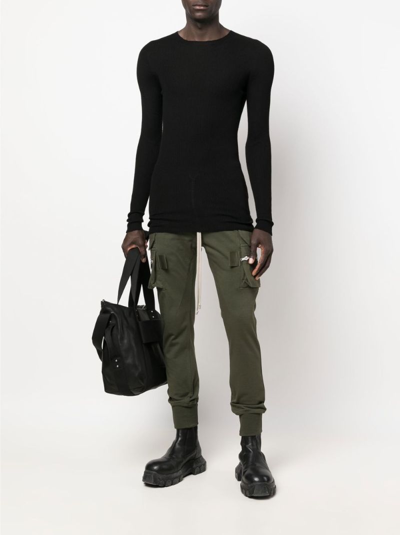 Green Mastodon Cotton Track Pants