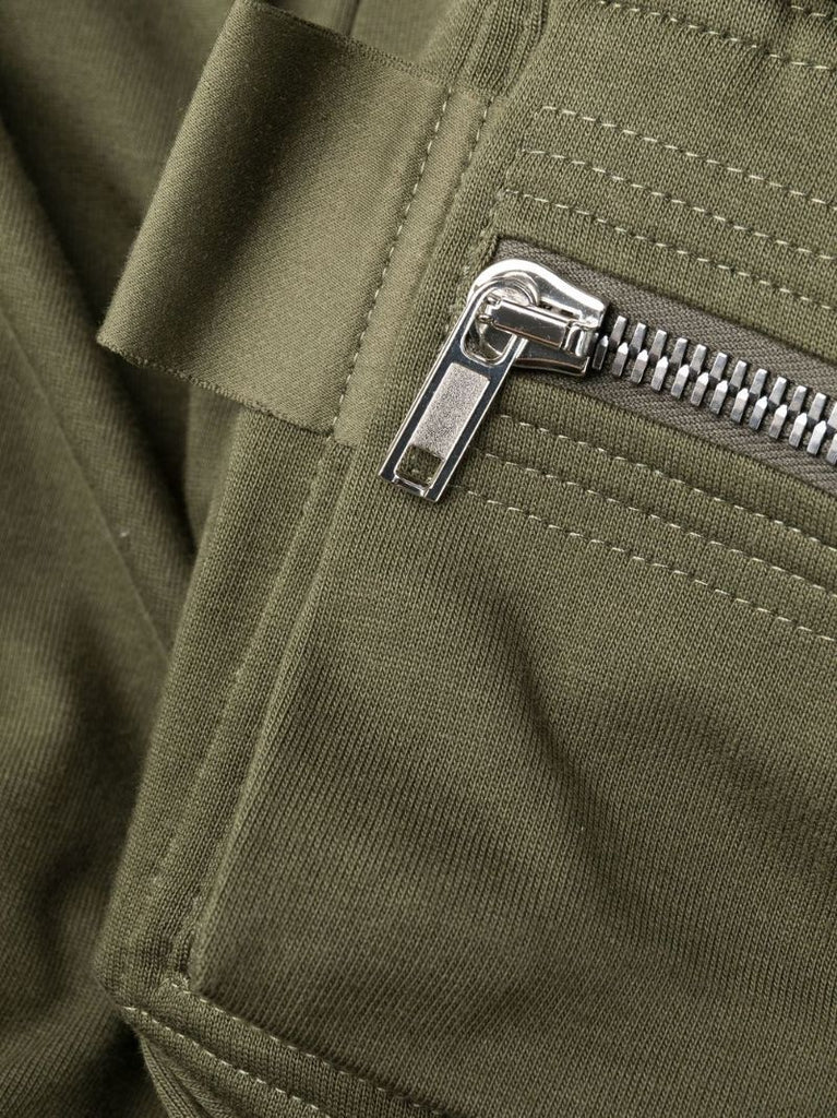 Green Mastodon Cotton Track Pants