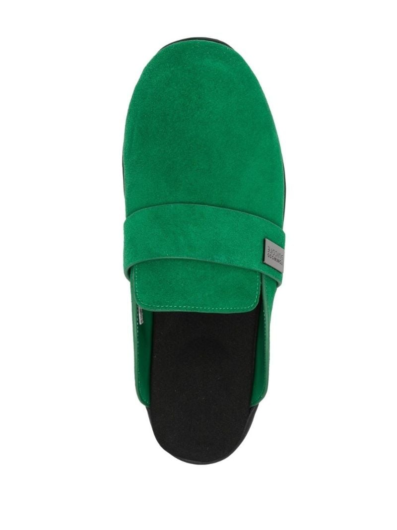 X Tom Wood Green MakÃ_x0083_Â¶ Suede Clogs