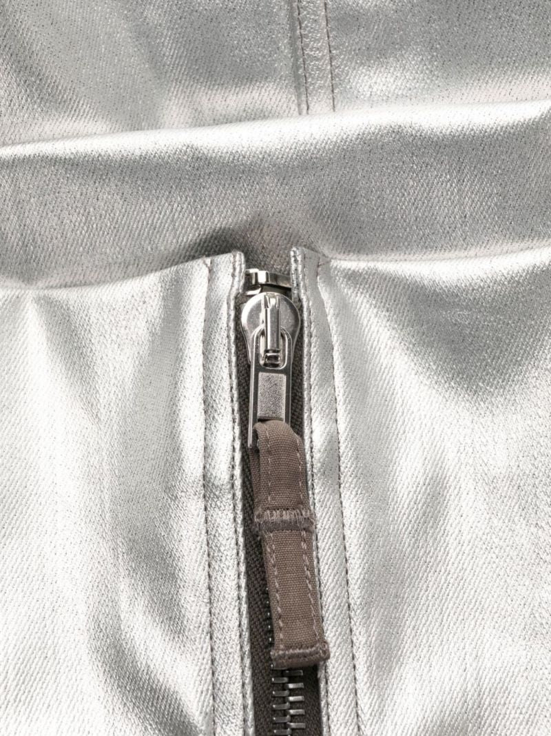 Silver Bustier Mini Dress