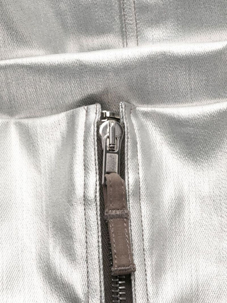 Silver Bustier Mini Dress