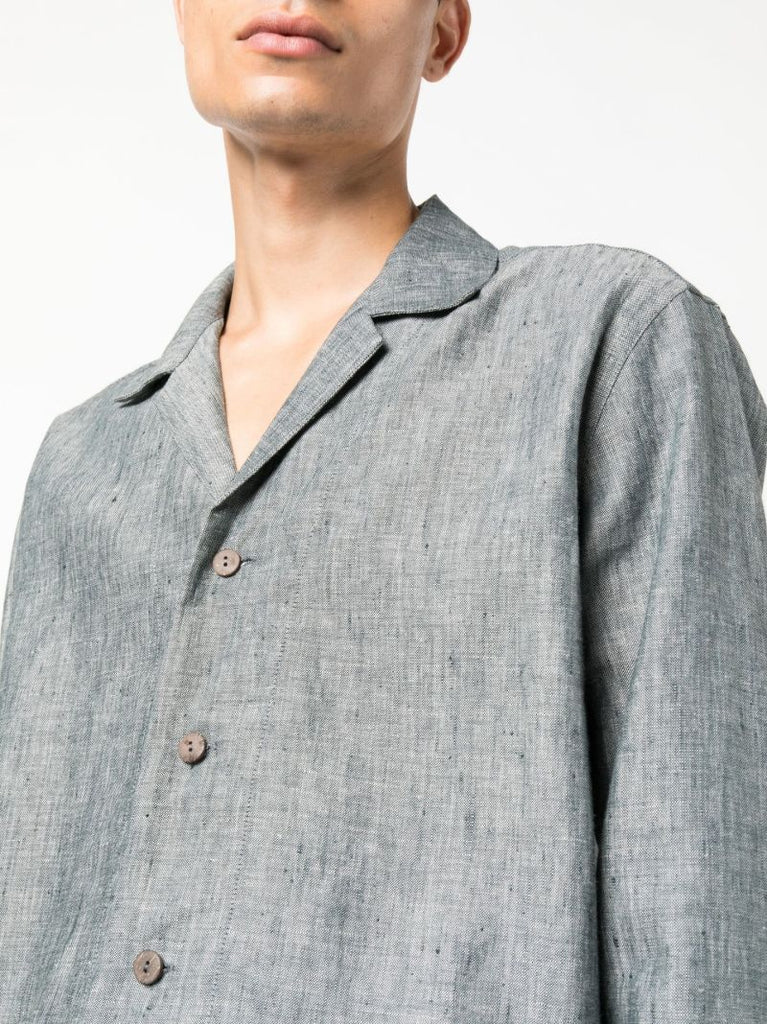 Grey Paloma Linen Shirt