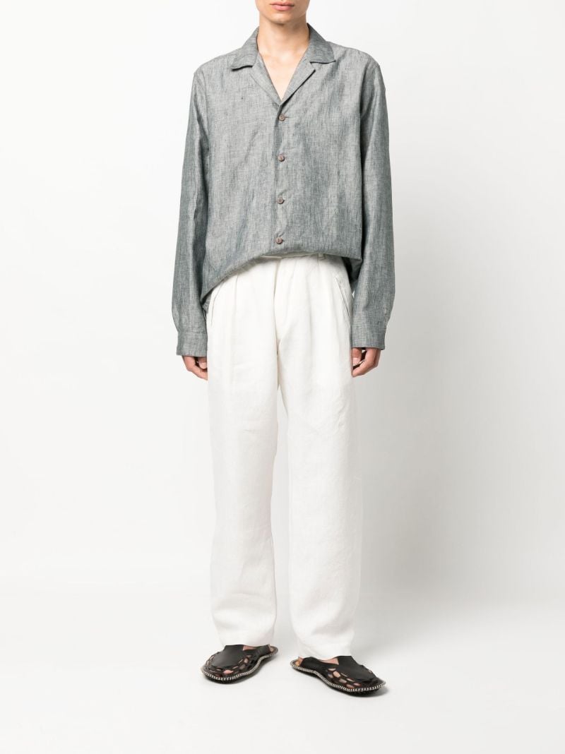 Grey Paloma Linen Shirt