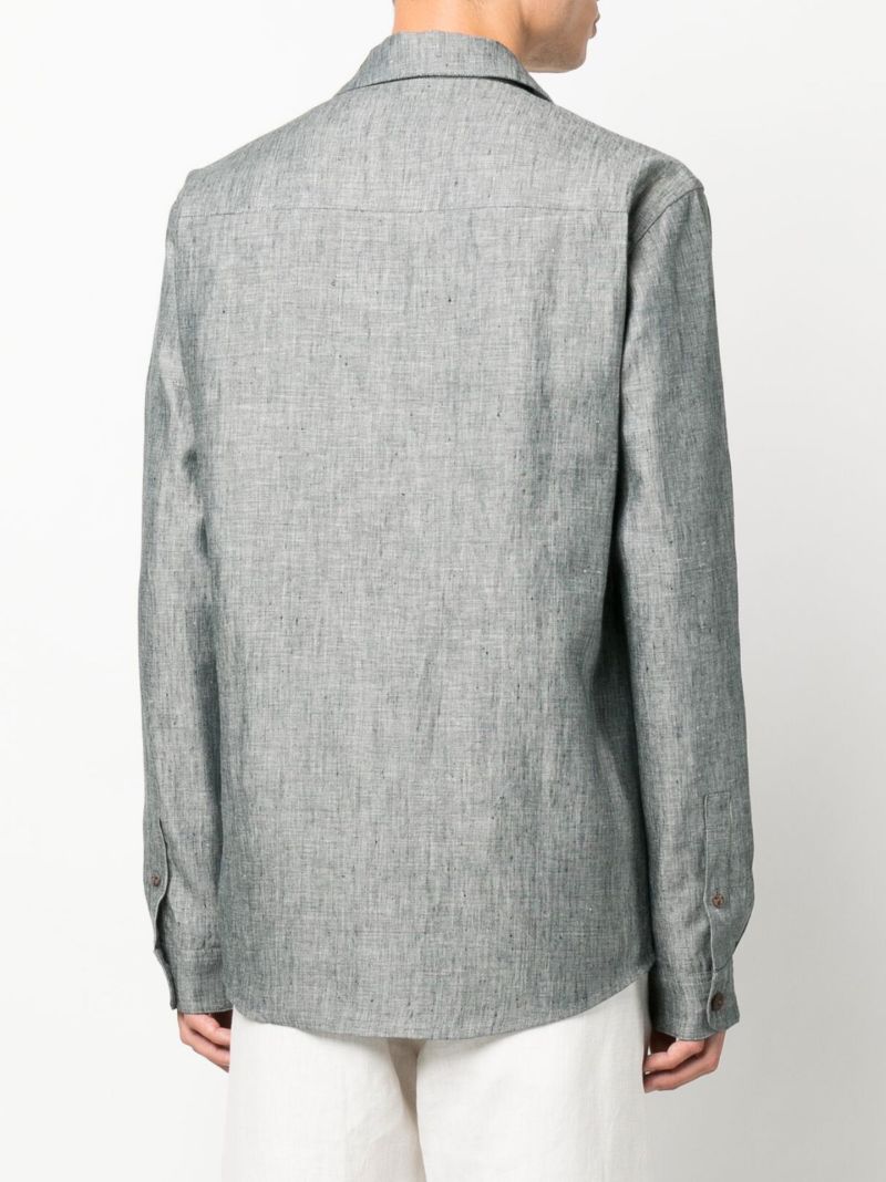 Grey Paloma Linen Shirt