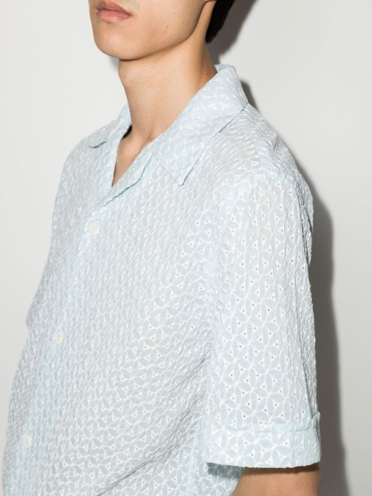 Blue Bakhoven Short Sleeve Shirt