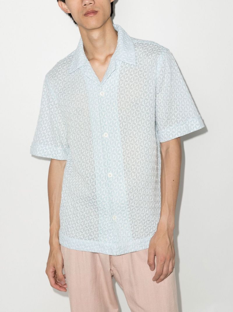 Blue Bakhoven Short Sleeve Shirt