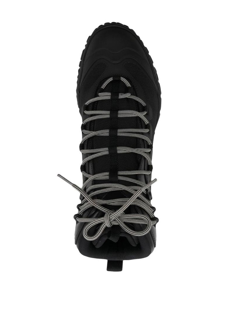 Black Mesh Hiking Boots