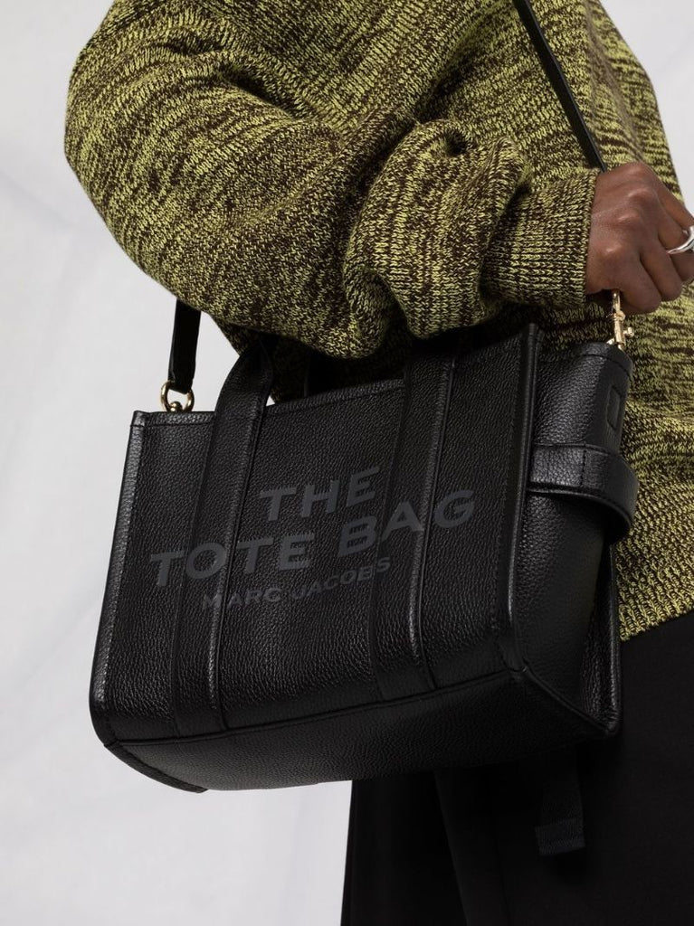 Black the Leather Mini Tote Bag