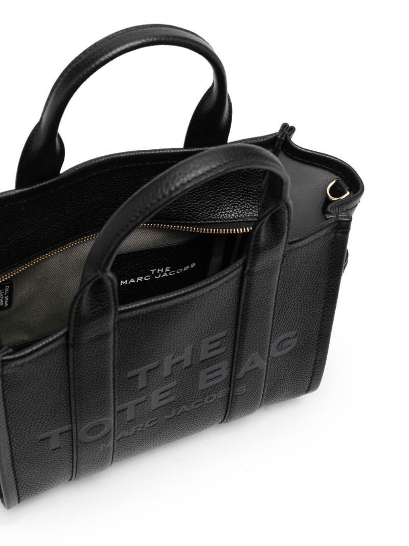 Black the Leather Mini Tote Bag