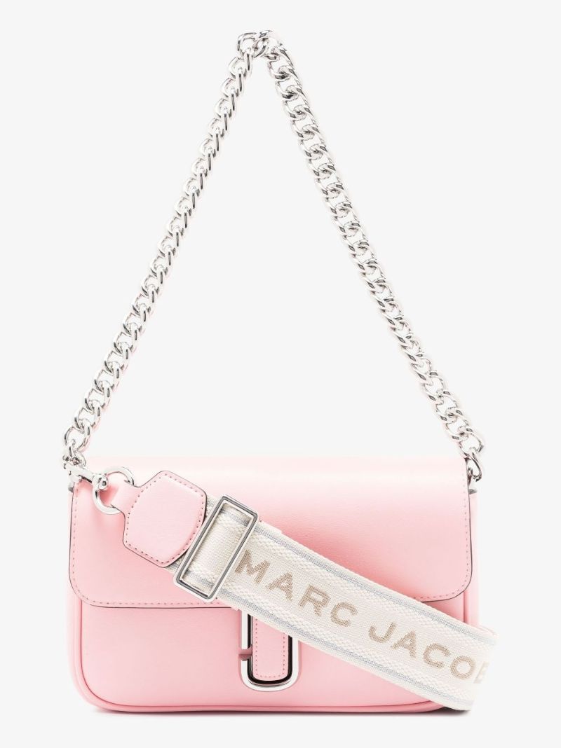 Pink the J Marc Leather Shoulder Bag