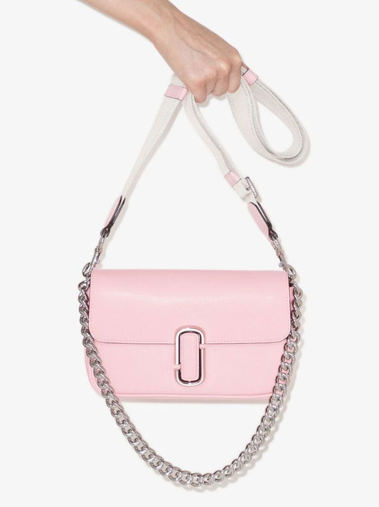 Pink the J Marc Leather Shoulder Bag