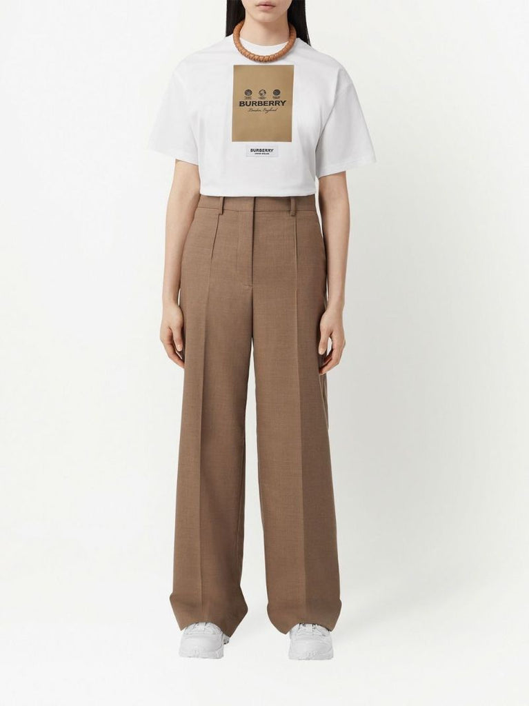 White Label Print Cotton T-shirt