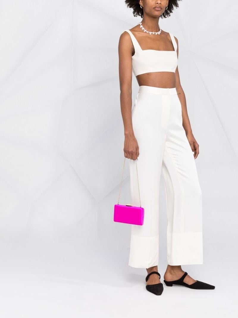 Pink Clemmie Satin Clutch