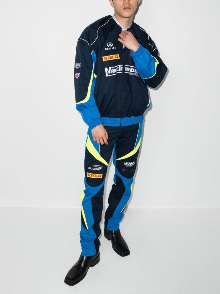 Blue Unisex Lightweight Racing Jacket