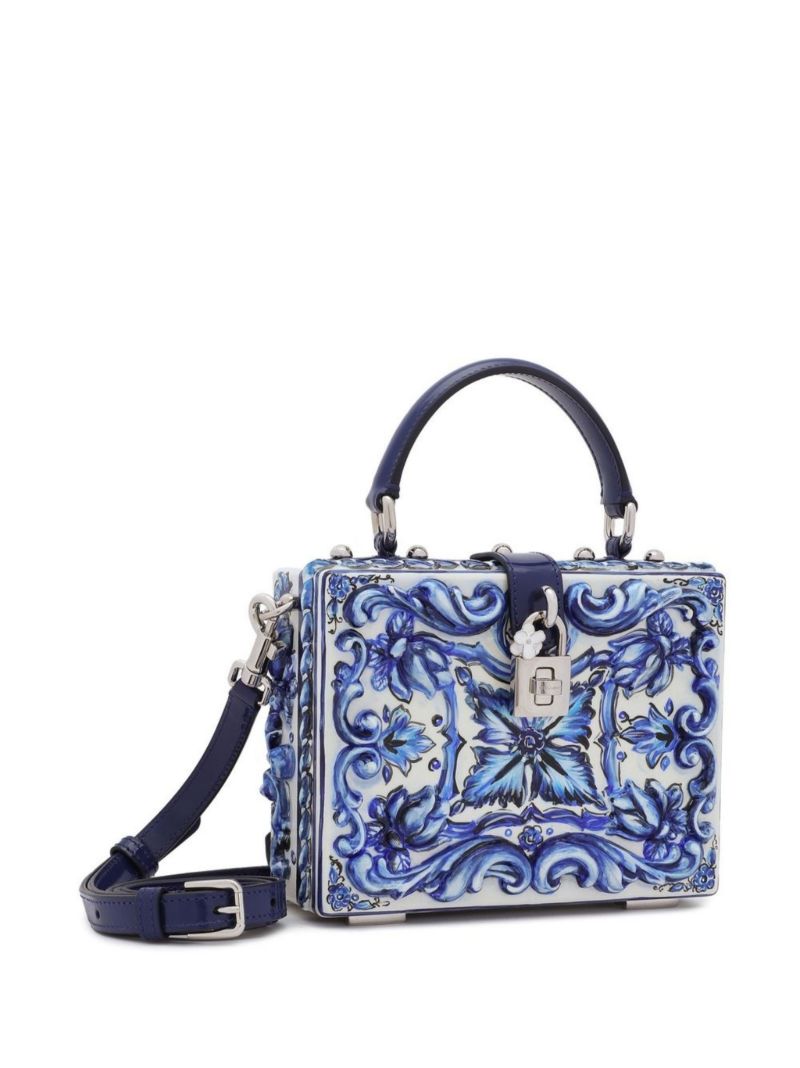 Blue Dolce Box Mini Bag