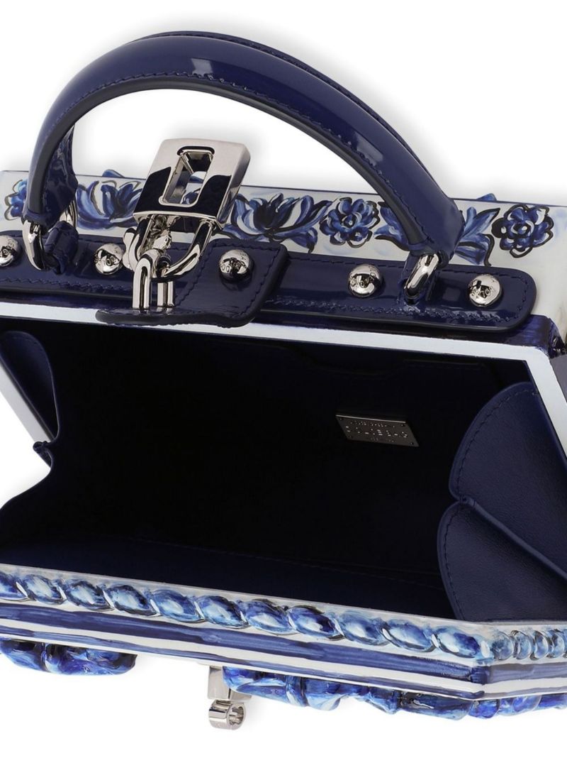 Blue Dolce Box Mini Bag