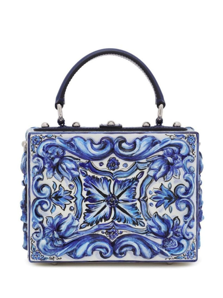 Blue Dolce Box Mini Bag