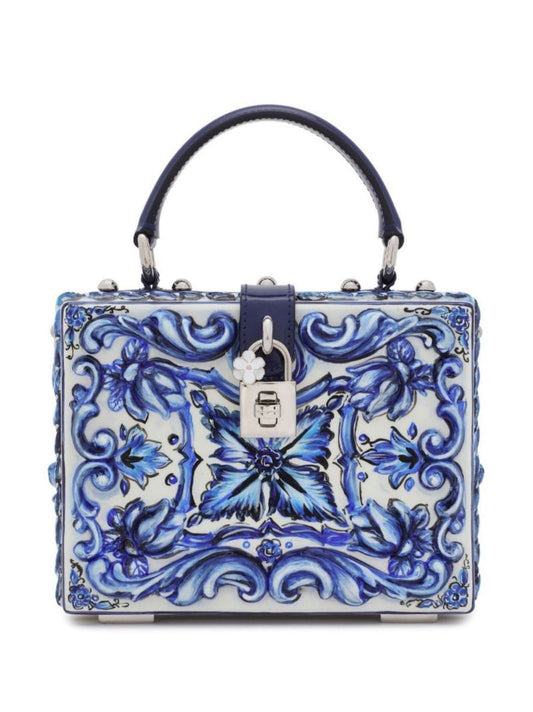Blue Dolce Box Mini Bag