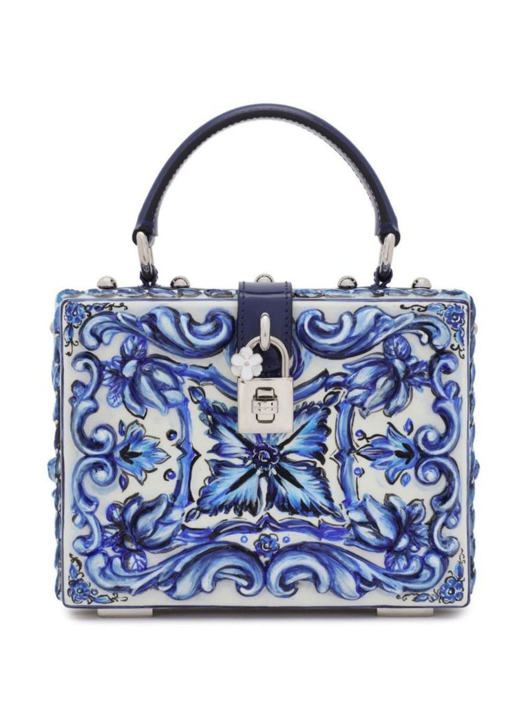 Blue Dolce Box Mini Bag