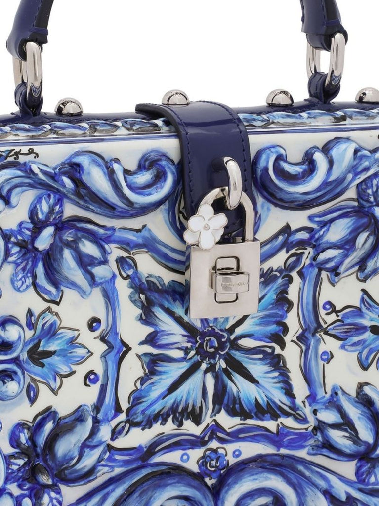 Blue Dolce Box Mini Bag