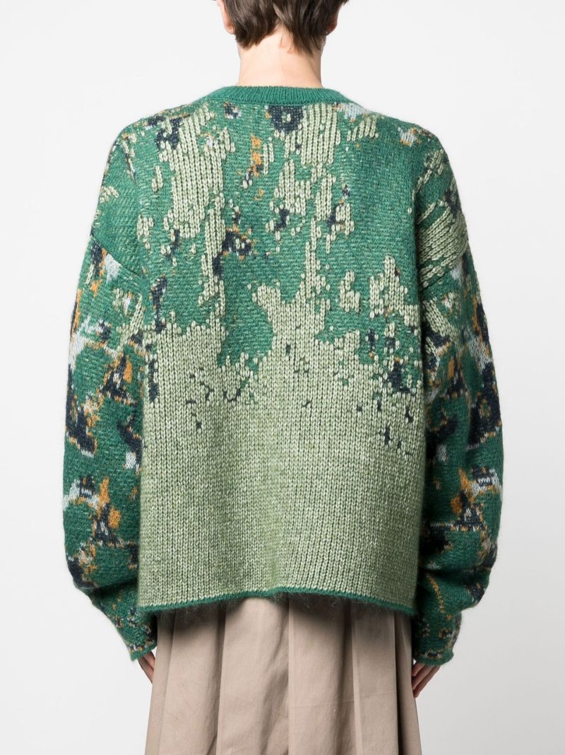 Green Tilgath Knitted Sweater