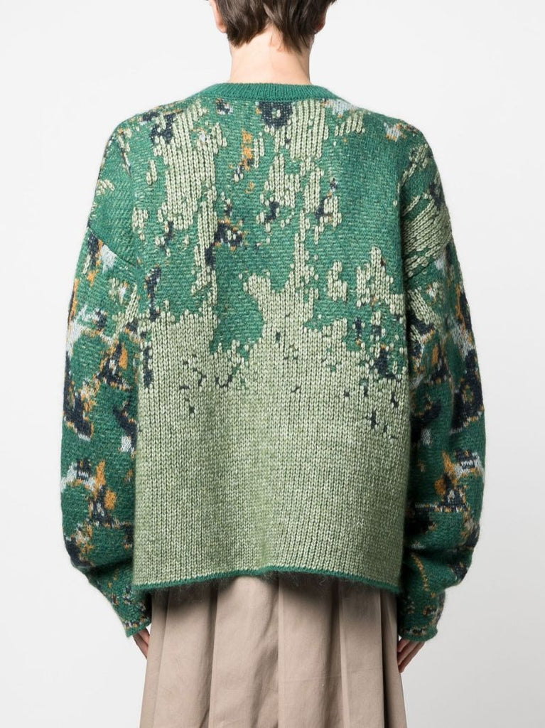 Green Tilgath Knitted Sweater
