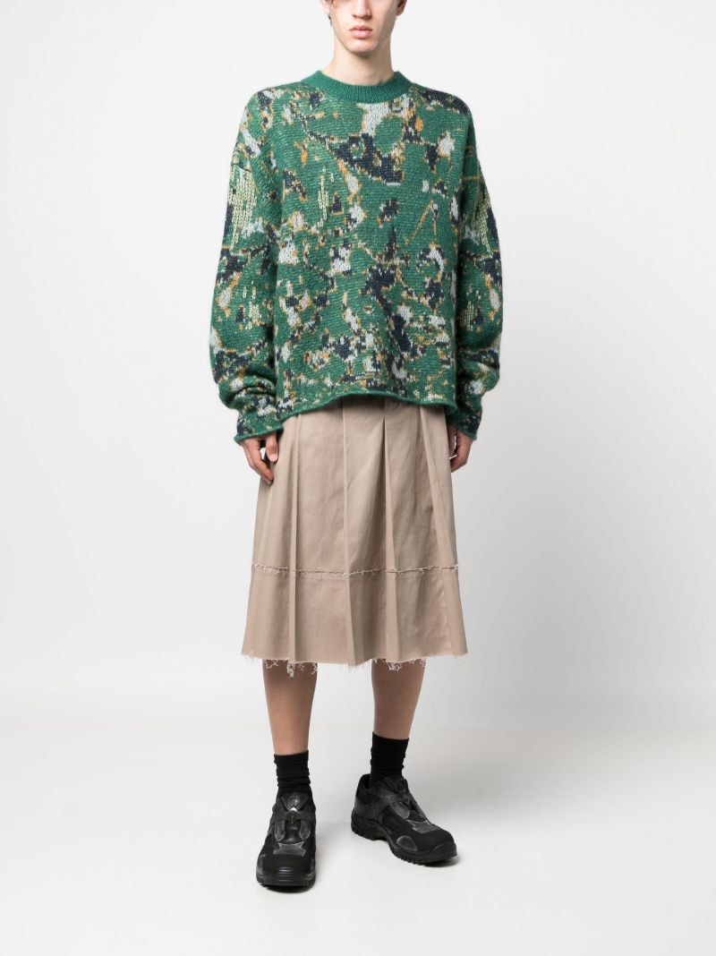 Green Tilgath Knitted Sweater