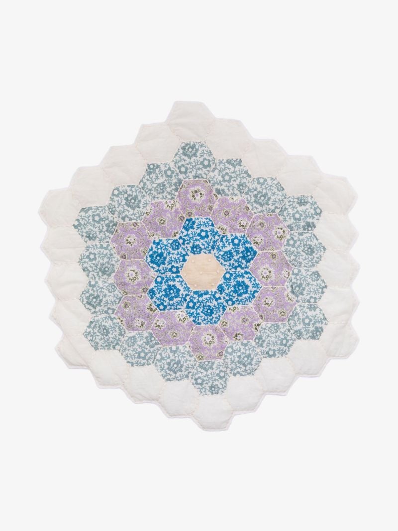 White Violette Patch Placemat