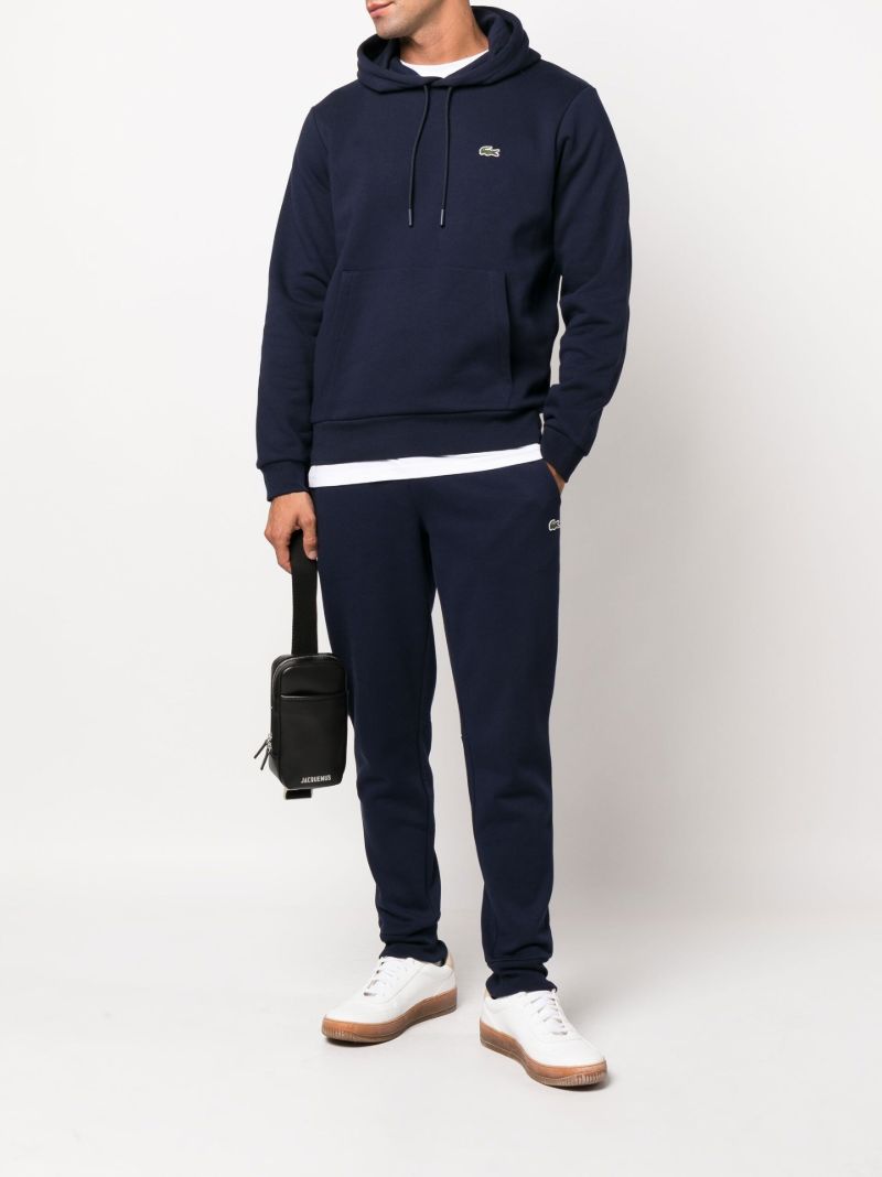 Blue Slim Leg Fleece Track Pants