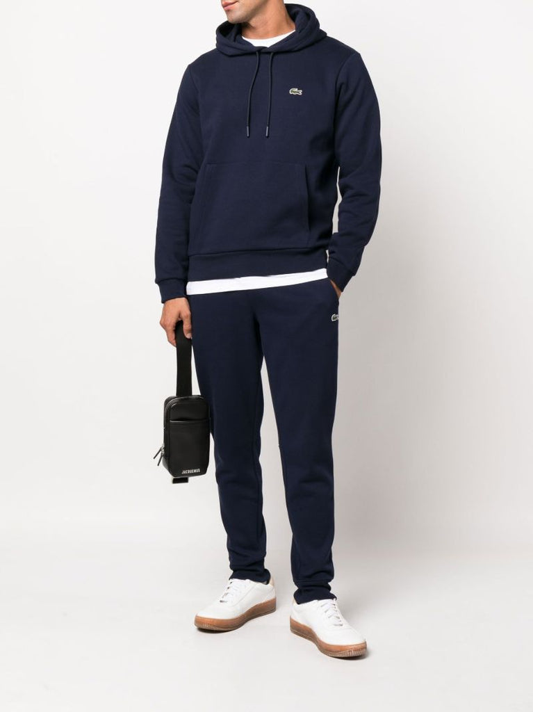 Blue Slim Leg Fleece Track Pants