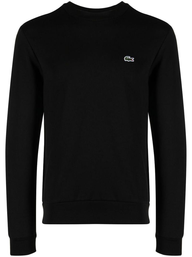 Black Logo Embroidered Sweatshirt