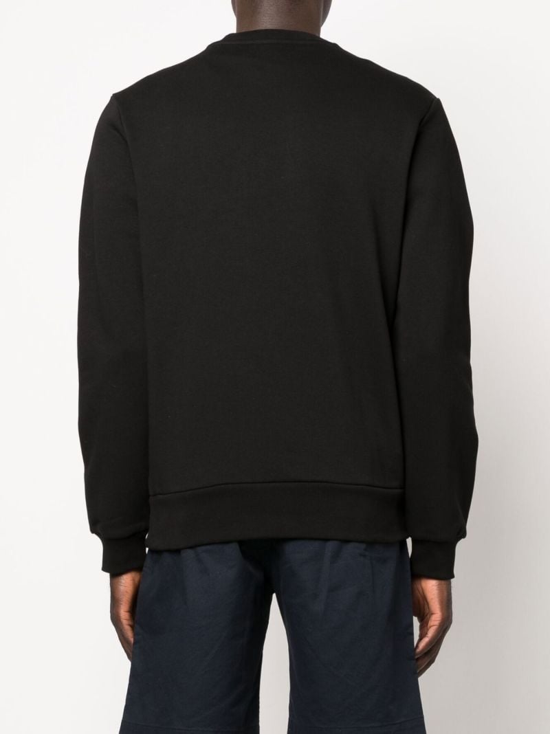 Black Logo Embroidered Sweatshirt
