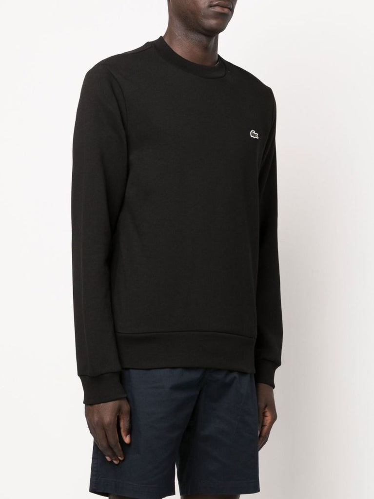 Black Logo Embroidered Sweatshirt