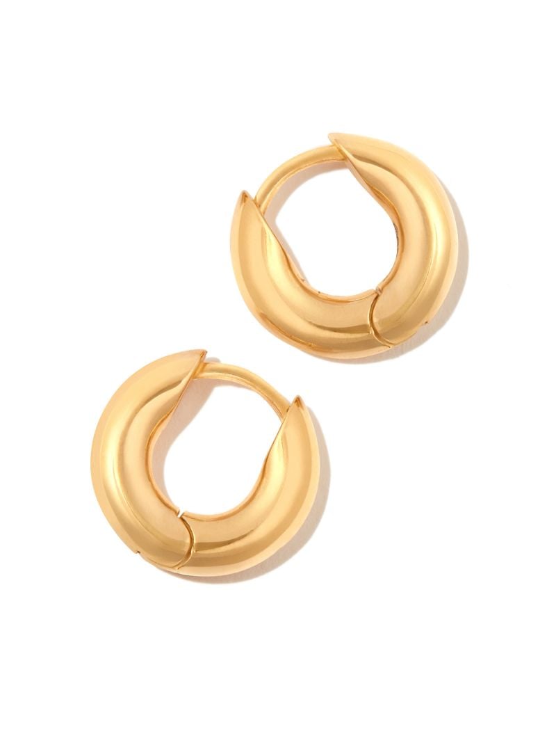 Gold-plated Hoop Earrings