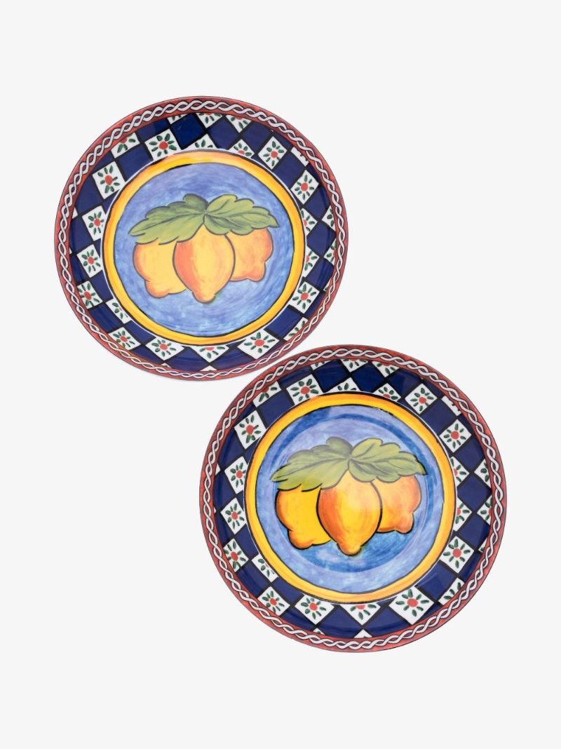 Blue Carretto Soup Plates
