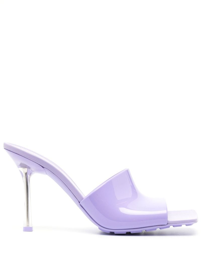 Purple 110 Leather Mules
