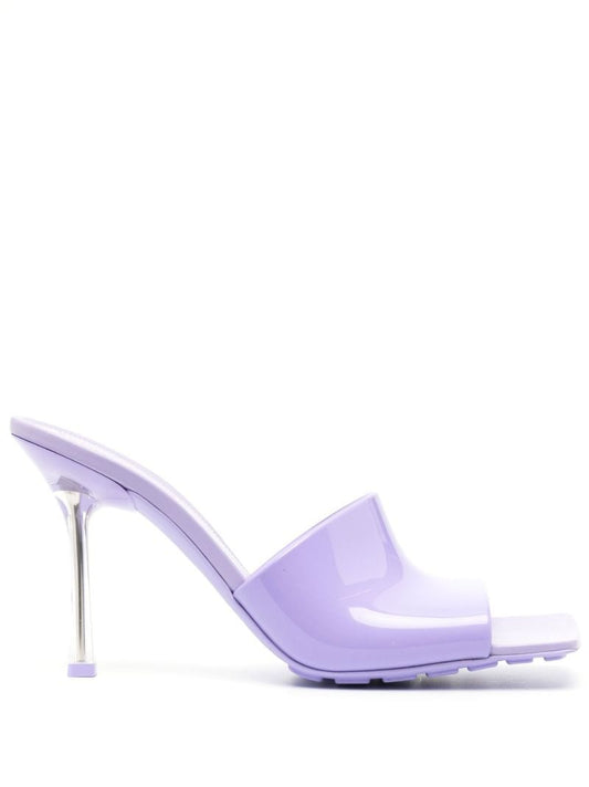 Purple 110 Leather Mules