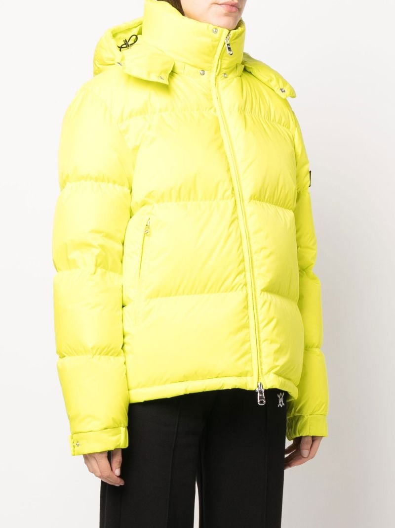 Yellow Scott Hooded Puffer Jacket