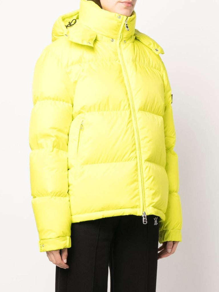 Yellow Scott Hooded Puffer Jacket