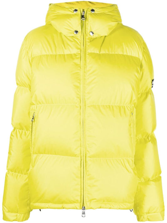 Yellow Scott Hooded Puffer Jacket